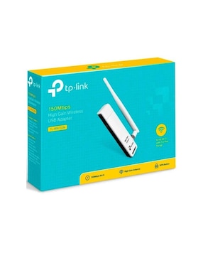 Adaptador Inalámbrico USB TP-Link TL-WN722N 2.4Ghz 802.11n 150Mbps