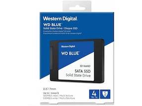 Unidad SSD Western Digital capacidad 4 TB