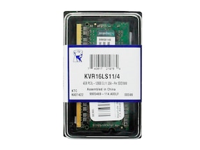 Memoria RAM DDR3L 4GB 1600MHz Kingston Laptop BRIX 1.35V KVR16LS11/4