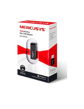 Adaptador Inalámbrico USB Mercusys MW300UM 2.4 GHz 802.11n 300Mbps