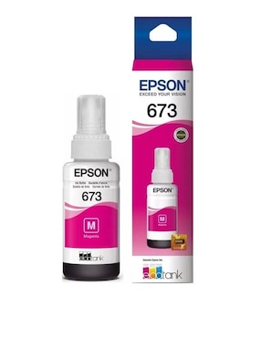 Bote De Tinta Epson T673 Magenta Para L800 L805 L850 L1800