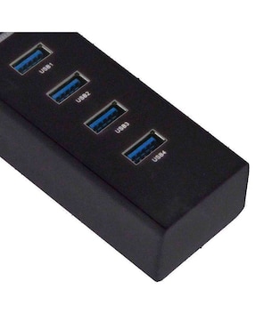 Mini Hub 3.0 con 4 puertos USB con LED Greenleaf 18-3510