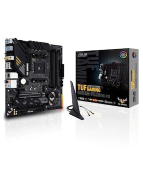 Tarjeta madre Asus TUF Gaming B550M-PLUS WI-FI con procesador AMD