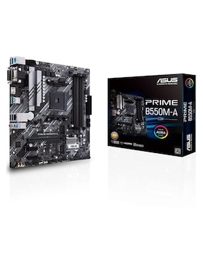 Tarjeta Madre Asus Prime B550M-A/CSM AM4 DDR4 Micro ATX