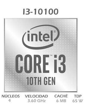 Procesador Intel Core I3 10100 1200 3.6GHz 6MB BX8070110100