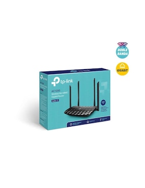 Router Inalámbrico TP-Link Archer C6 AC1200 Dual Band 802.11ac 1200Mbps