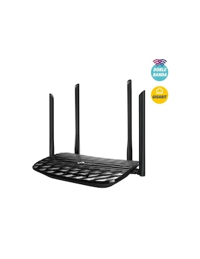 Router Inalámbrico TP-Link Archer C6 AC1200 Dual Band 802.11ac 1200Mbps
