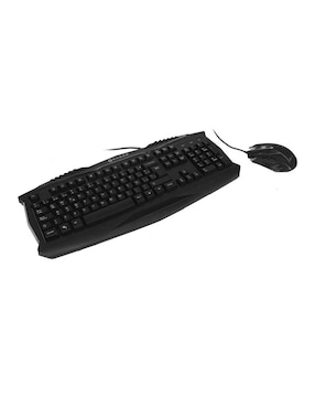 Set Teclado y Mouse Gamer Naceb RGB USB negro NA-617