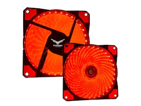 Ventilador Gamer Naceb NA-0919 12V 120 mm LED rojo NA-0919R