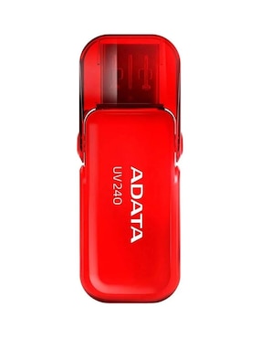 Memoria USB 32GB Adata UV240 2.0 Flash Drive Rojo AUV240-32G-RRD