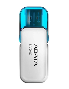 Memoria USB 32GB Adata UV240 2.0 Flash Drive Blanco AUV240-32G-RWH