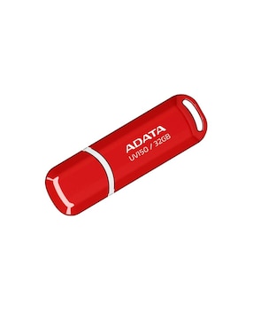 Memoria USB 32GB 3.1 Adata UV150 Flash Drive rojo AUV150-32G-RRD
