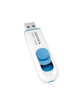 Memoria USB 32GB Adata C008 2.0 Retráctil Flash Drive blanco AC008-32G-RWE