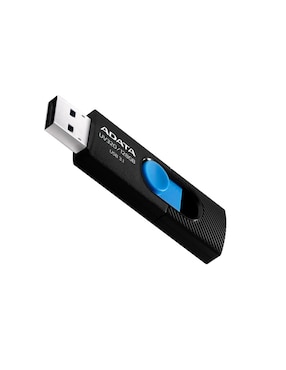Memoria USB 128 GB 3.1 Adata UV320 Retráctil Flash Drive negro AUV320-128G-RBKBL