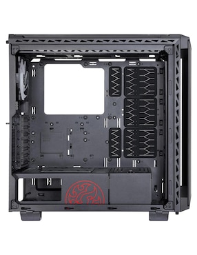 Gabinete Gamer XPG Battlecruiser Cristal Templado ARGB negro BATTLECRUSIER-BKCWW