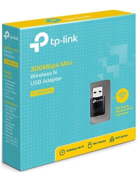 Adaptador Inalámbrico USB TP-Link TL-WN823N 2.4GHz 802.11n 300Mbps