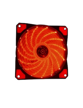 Ventilador Gamer Naceb NA-0920 12V 120mm LED rojo NA-0920R