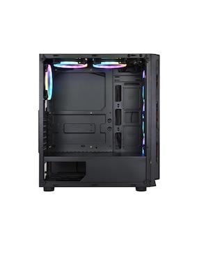 Gabinete Gamer Xzeal Cristal Templado RGB negro XZCGB03B