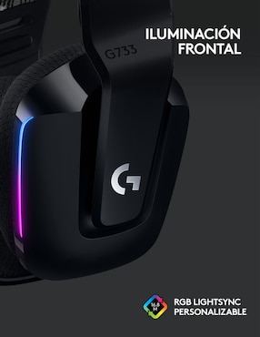 Audífonos Inalámbricos Logitech G733 negro