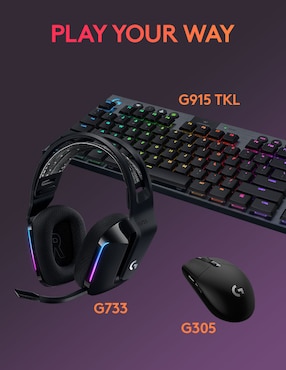Audífonos Inalámbricos Logitech G733 negro