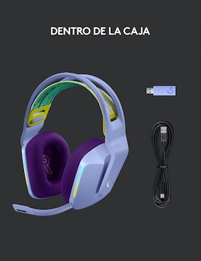 Audífonos Over-Ear Logitech G733 inalámbricos con cancelación de ruido