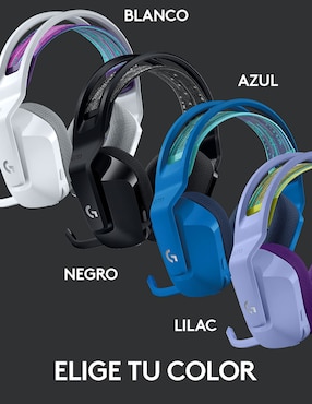 Audífonos Over-Ear Logitech G733 inalámbricos con cancelación de ruido