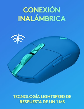 Mouse Inalámbrico Logitech G305 azul