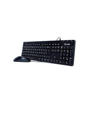 Set Teclado Y Mouse Vorago 104 Negro USB KM-104