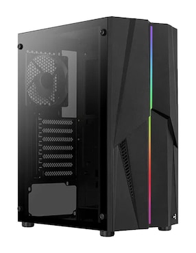 Gabinete Gamer Aerocool Mecha RGB Cristal Templado