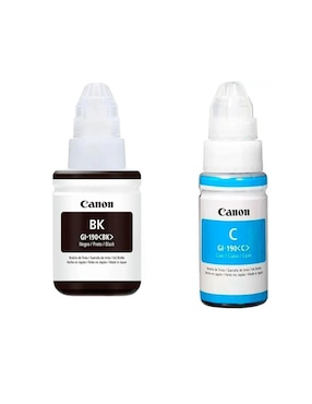 Set Bote de Tinta G-190 CMYK para G1100 G2100 G3100 0667C001AB Kit Supermex