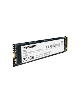 Unidad SSD Patriot capacidad 256 GB