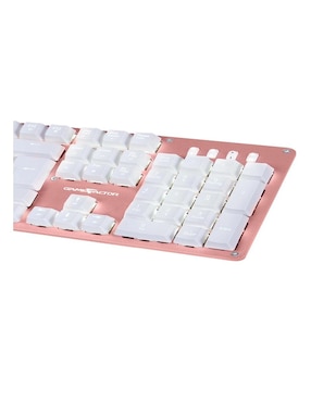 Teclado alámbrico Game Factor Kbg400-Pk-Bl
