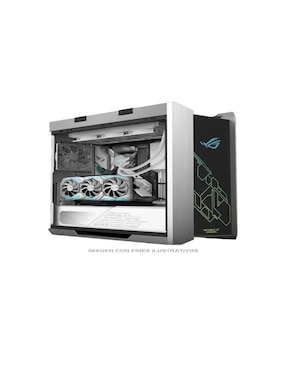 Gabinete Gamer Asus GX601 ROG Strix Helios Cristal Templado