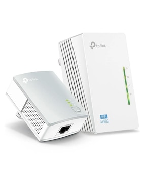 Set Extensor De Rango TP-Link TL-WPA4220 Kit AV600 Powerline Ethernet 500Mbps