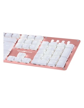 Teclado alámbrico Game Factor Kbg400-Pk-Bl
