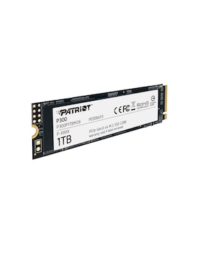 Unidad de Estado Solido SSD M.2 1TB Patriot P300 NVMe PCIe GEN3 P300P1TBM28