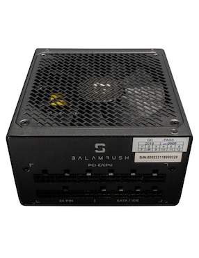 Fuente de Poder Balam Rush 500W 80 Plus Bronce BR-931168