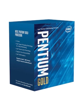 Procesador Intel Pentium Gold G6400 4 GHz Dual Core 1200 BX80701G6400