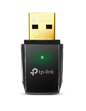 Adaptador Inalámbrico USB TP-Link Archer T2U Dual Band 802.11ac 600Mbps