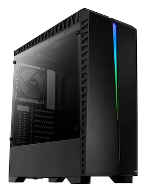 Gabinete Aerocool Scar ATX Cristal Templado RGB USB 3.0