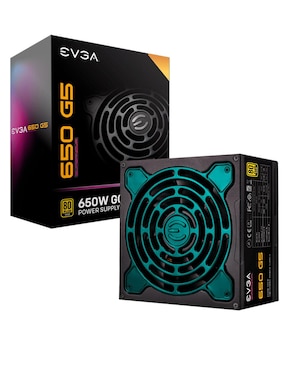 Fuente De Poder PC 650W Gamer EVGA 80 Plus Gold 220-G5-0650-X1