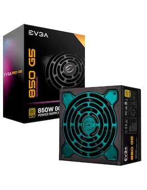 Fuente De Poder PC 850 W Gamer EVGA 80 Plus Gold 220-G5-0850-X1