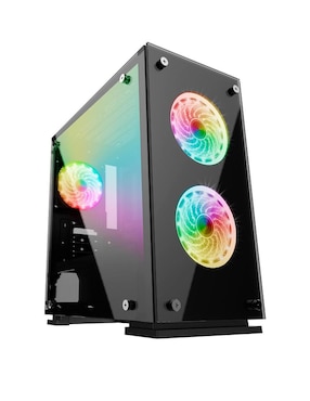 Gabinete Game Factor Gamer Micro ATX S/Fuente RGB CSG550