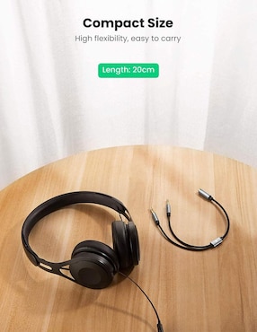Cable Auxiliar 3.5 mm Ugreen de 20 cm