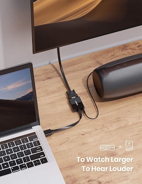Cable USB A Ugreen a VGA de 5 cm