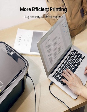 Cable USB A Ugreen a USB B de 1.5 m