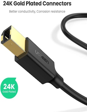 Cable USB A Ugreen a USB B de 1.5 m