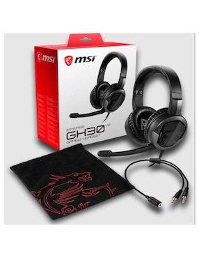 Audífonos Gamer MSI Immerse GH30 V2 Alámbricos