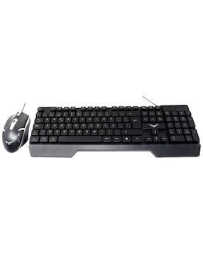 Set Teclado y Mouse Naceb NA-0951 Alámbrico Retroiluminado
