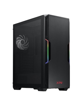 Gabinete Gamer XPG Starker 2 Fan ARGB Cristal Templado STARKER-BKCWW